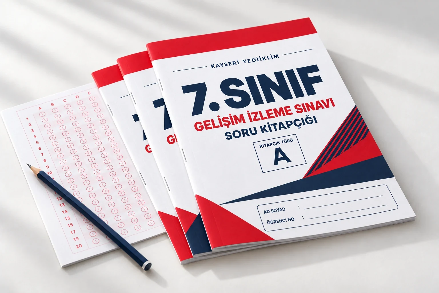 7. Sınıf Gelişim İzleme Sınavı kitapçığı