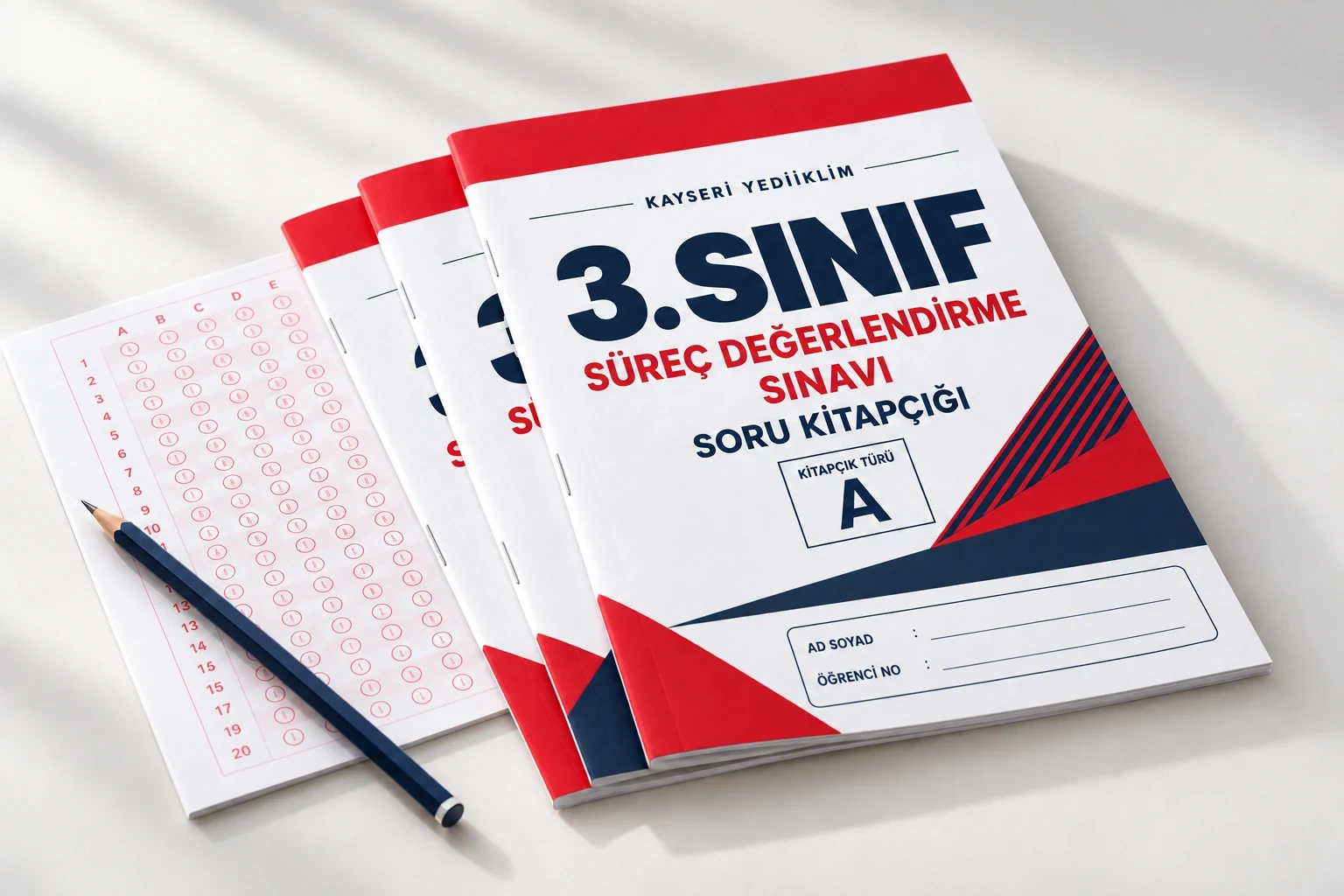 3. Sınıf Süreç Değerlendirme Sınavı kitapçığı