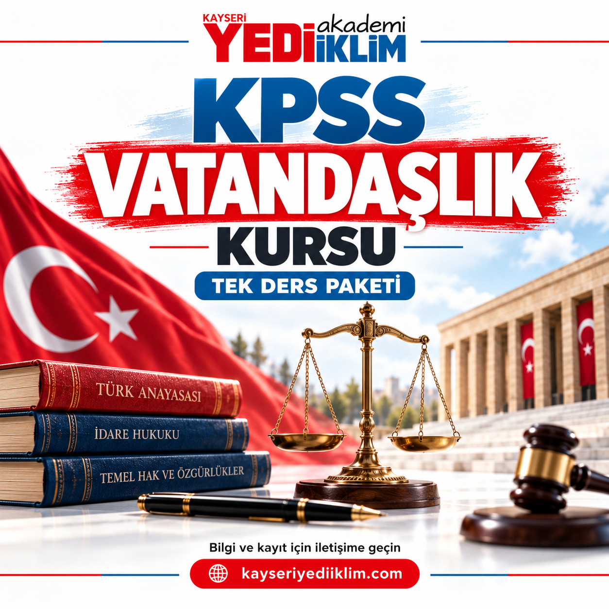 KPSS Vatandaşlık afişi